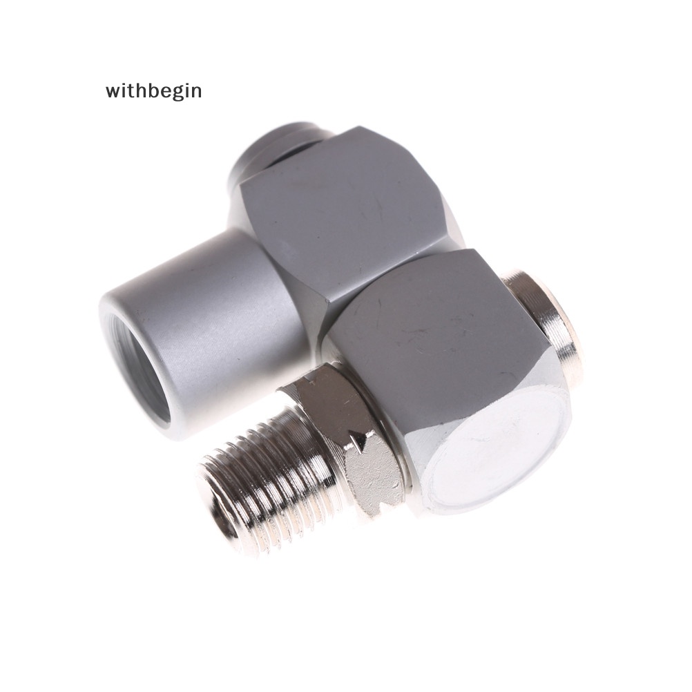 Đầu Nối Dây Dẫn Khí Nén 1 / 4 BSP Xoay 360 Độ Tùy Chỉnh Tiện Dụng