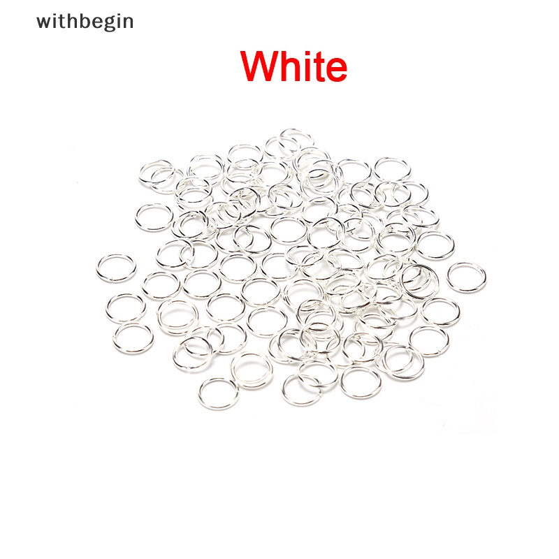 Set 100 Vòng Nối Mở Trang Sức Kích Thước 4 / 5 / 6 / 7 / 8MM Phụ Kiện Trang Trí Xinh Xắn Dành Cho Xe Hơi