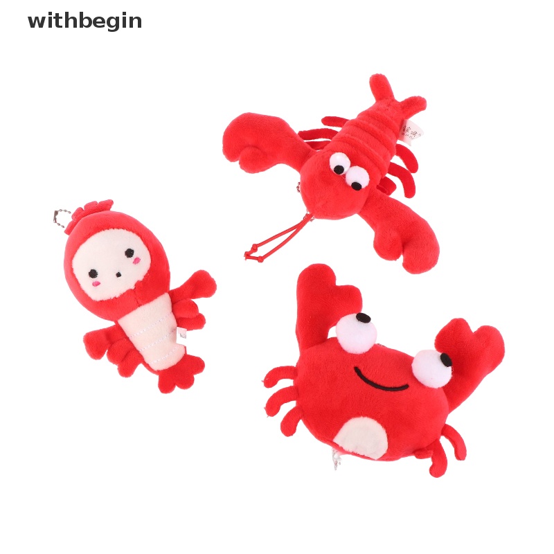 Đồ Chơi Nhồi Bông Hình Cua Đỏ Bằng Cotton PP Trang Trí Túi Xách