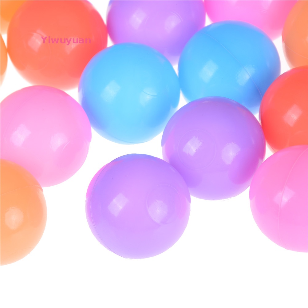 Bộ 10 Bóng Nhựa Mềm Thân Thiện Với Môi Trường Vui Nhộn Cho Bé Chơi Thể Thao Ngoài Trời