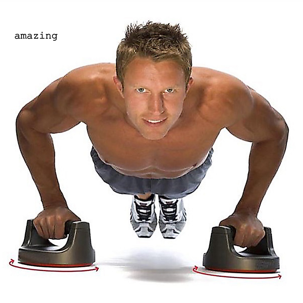 Set 2 Thanh Chống Trượt Xoay 360 Độ Hỗ Trợ Luyện Tập Thể Hình