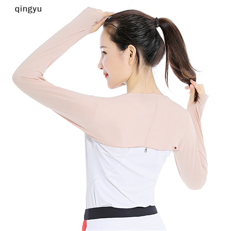 Găng Tay Dài Bằng Lụa Lạnh Thoáng Khí Chống Nắng Chống Tia UV Cho Unisex