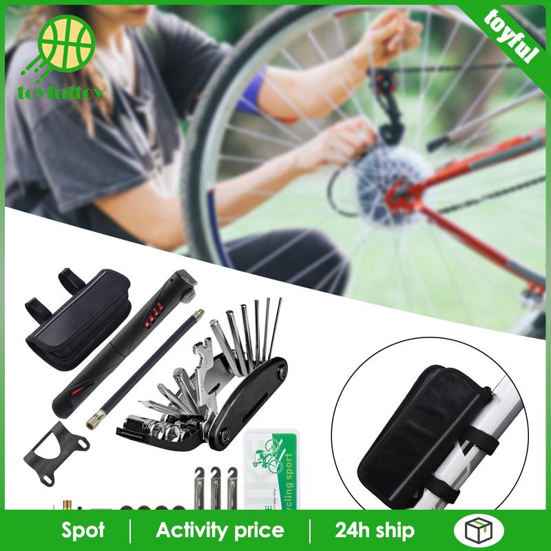 Bộ Dụng Cụ Sửa Chữa Lốp Xe Đạp Thiết Kế Nhỏ Gọn Tiện Lợi