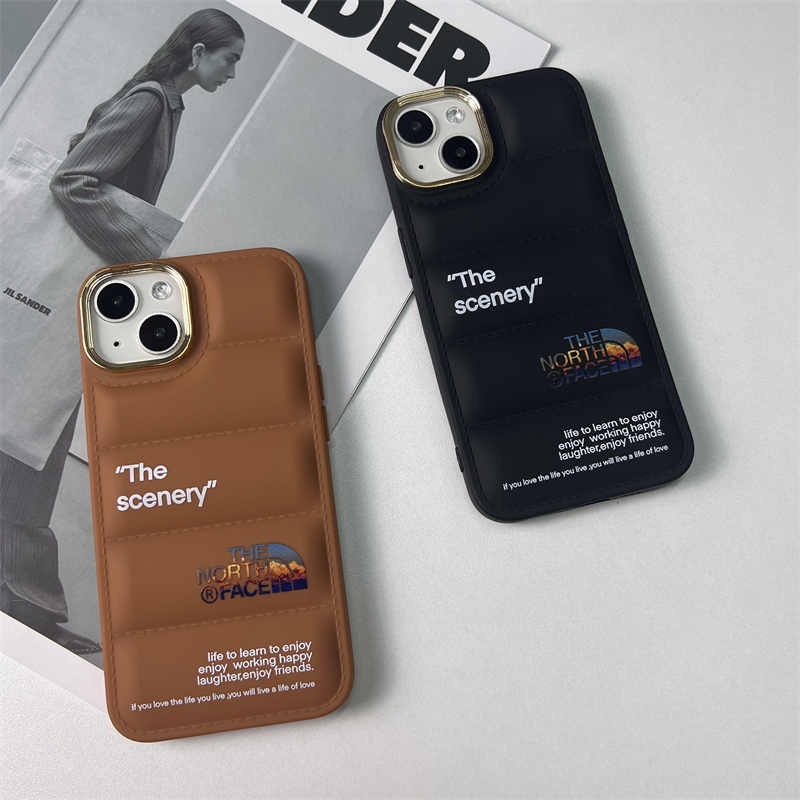 Ốp Điện Thoại Mềm Chống Rơi Hình The North Face 3D Cho iPhone 14 Pro Max iPhone 11 12 13 Pro Max