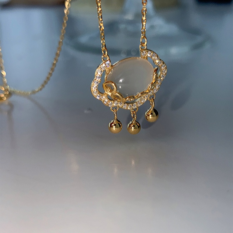 Vòng cổ Mặt Hình Đám Mây Thiết Kế Sang Trọng Cổ Điển