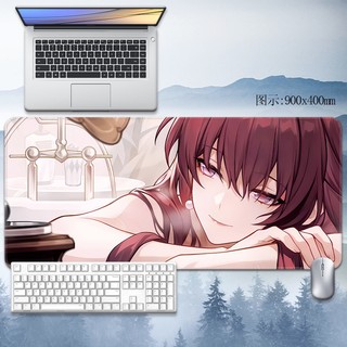 Silver Wolf Mouse Pad Honkai: Star Rail Table Pad Kafka Gaming Computer Pad Custom anime Large size rubber cushioned animation ACGN Student keyboard pad