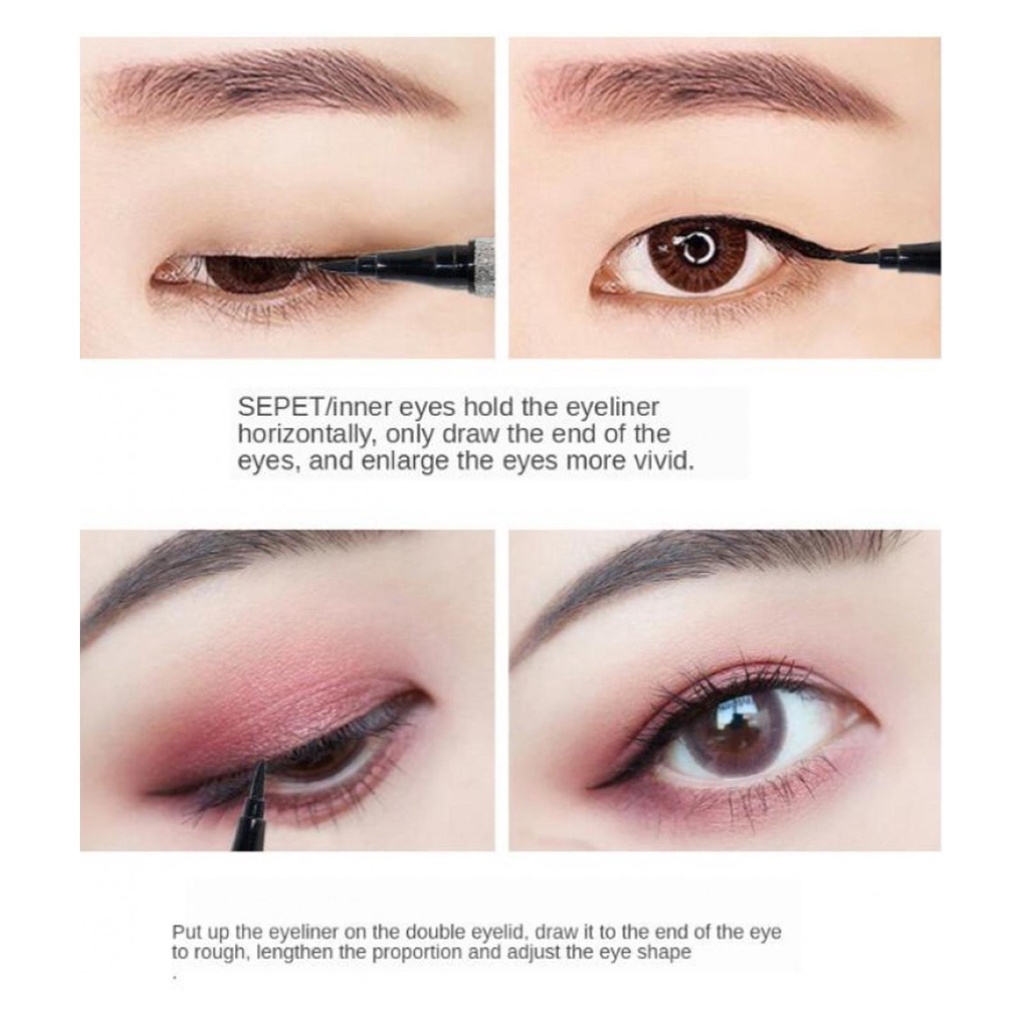 Bút Kẻ Mắt Nhanh Khô Chống Thấm Nước Lâu Trôi Không Nhòe W1Q4