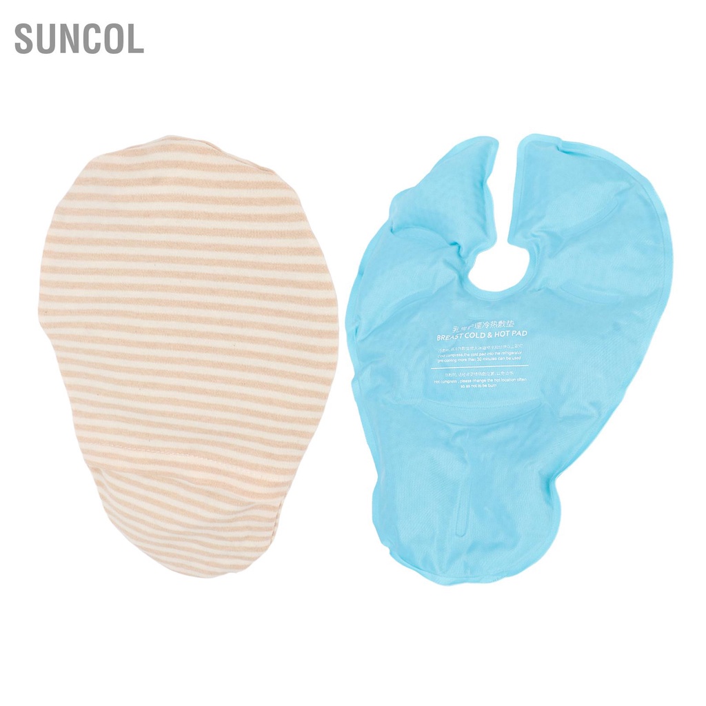 SUNCOL Ngực Nóng Lạnh Miếng Lót Mềm Chống Thấm Nước Gel Đính Hạt Giảm Viêm Vú Cho Con Bú Túi Đá Bơm