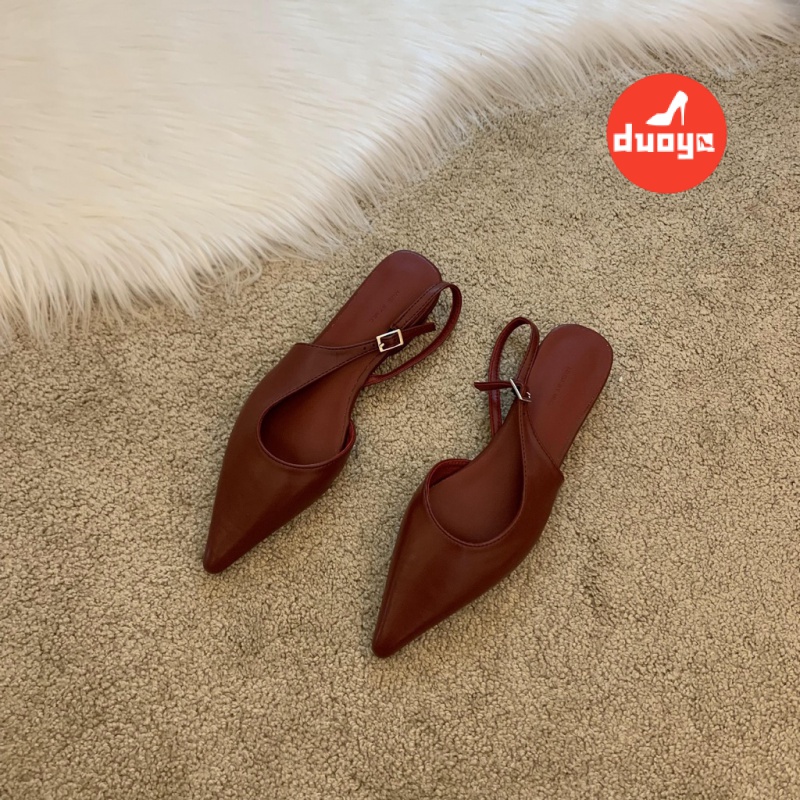 Giày Sandal Cao Gót Mũi Nhọn Thời Trang Xuân Hè Dành Cho Nữ 2022