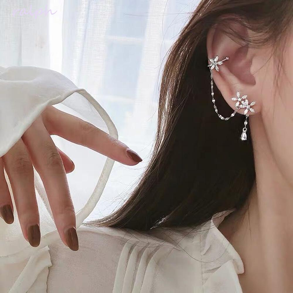 Khuyên Kẹp Vành Tai Họa Tiết Hình Học Thời Trang Hàn Quốc Cho Nữ|Khuyên Tai Nữ Trang Dáng Dài Tạo Hình Độc Đáo