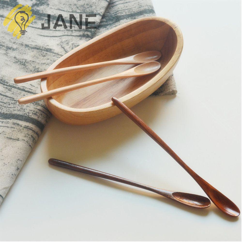 Muỗng Gỗ Dùng Múc Canh / Ăn Tráng Miệng Thủ Công Cho Bé