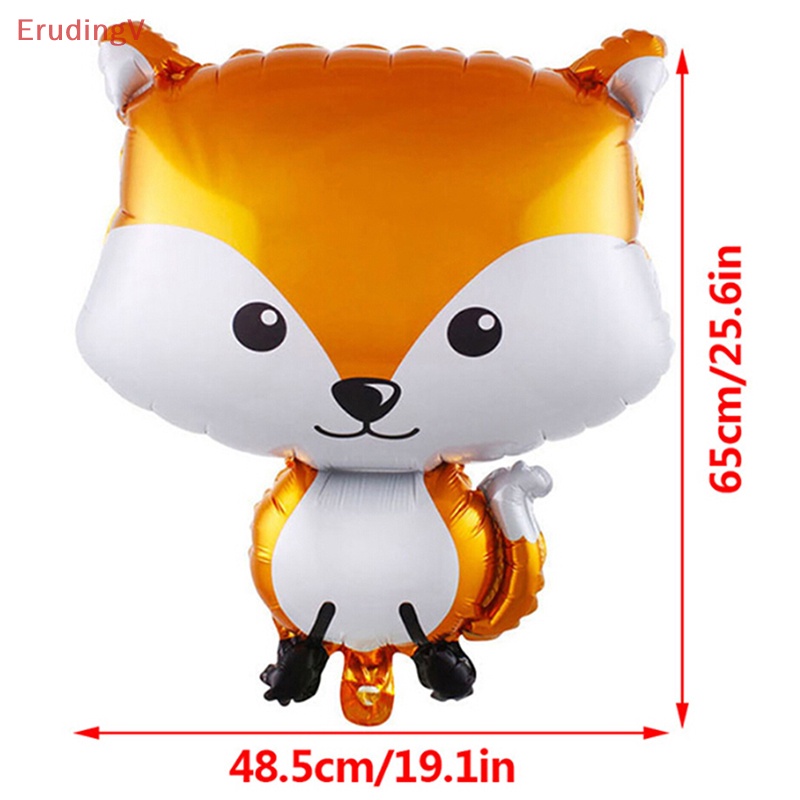 Set 4 Bong Bóng Lá Nhôm Hình Động Vật Trang Trí Tiệc Sinh Nhật / Đám Cưới