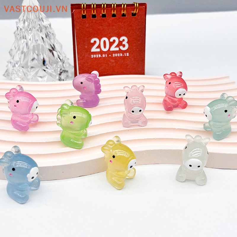 Bộ 2 Tượng Ngựa Dạ Quang Trang Trí Nội Thất