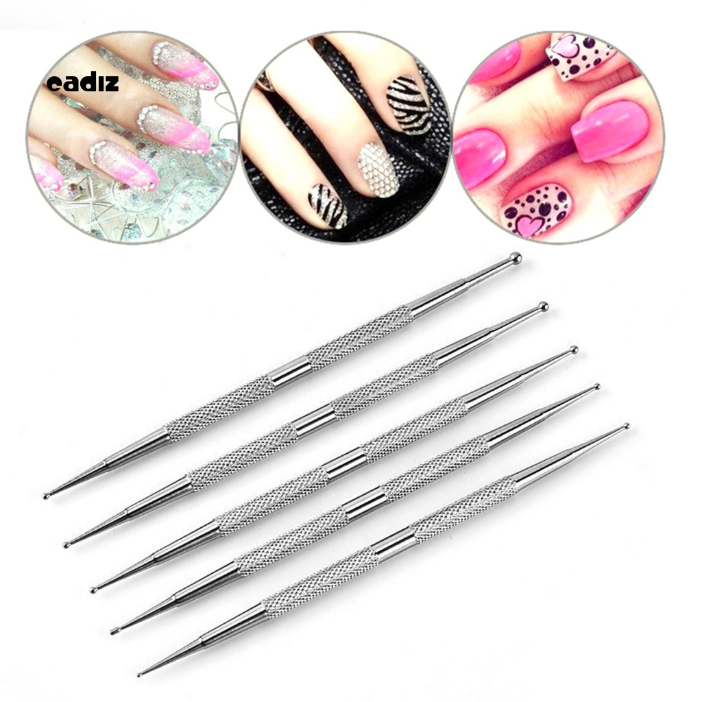 Set 5 Mũi Khoan Hai Đầu Dùng Trang Trí Móng Nghệ Thuật