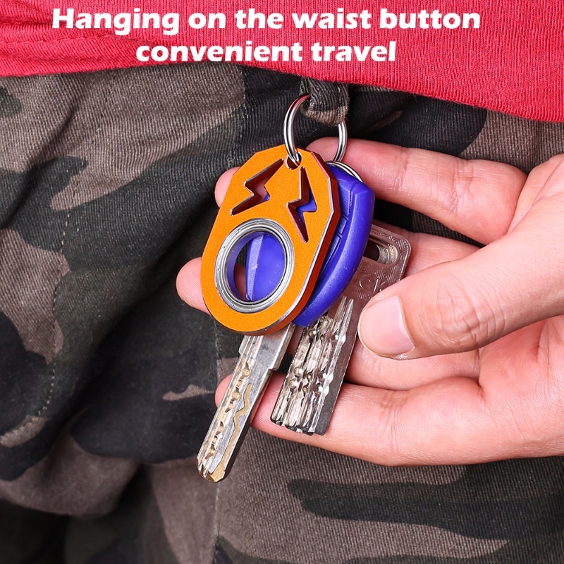 Móc Khóa Gắn Con Quay Đồ Chơi Spinner BằNg Kim LoạI GiúP GiảM Stress