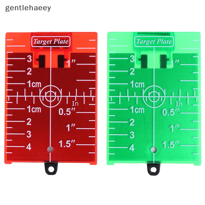 Thẻ Mục Tiêu Laser Từ Tính 1 inch / cm Màu Xanh Lá / Đỏ