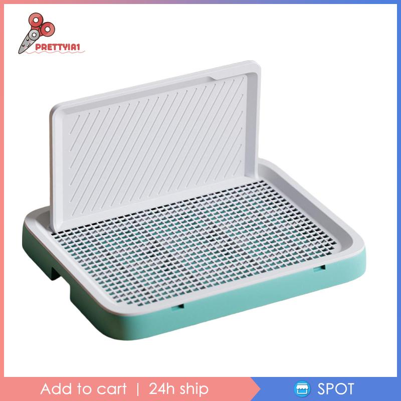 [Prettyia1] Khay Đi Vệ Sinh Cho Thú Cưng Trong Nhà Có Thể Tháo Rời Và Tái Sử Dụng