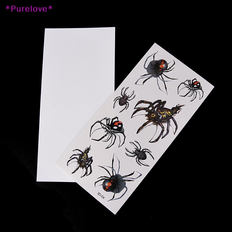 Hình Xăm Dán Họa Tiết Côn Trùng 3d Cỡ Lớn Dùng Một Lần Mới