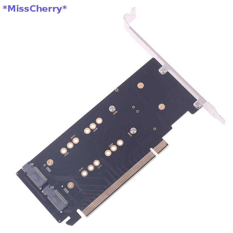 1 CARD Mở Rộng Chuyển Đổi m.2 X16 Sang 4X NVME Pcie Pcie 3.0 GEN3 X16 Sang 4 * NVME RAID Mới