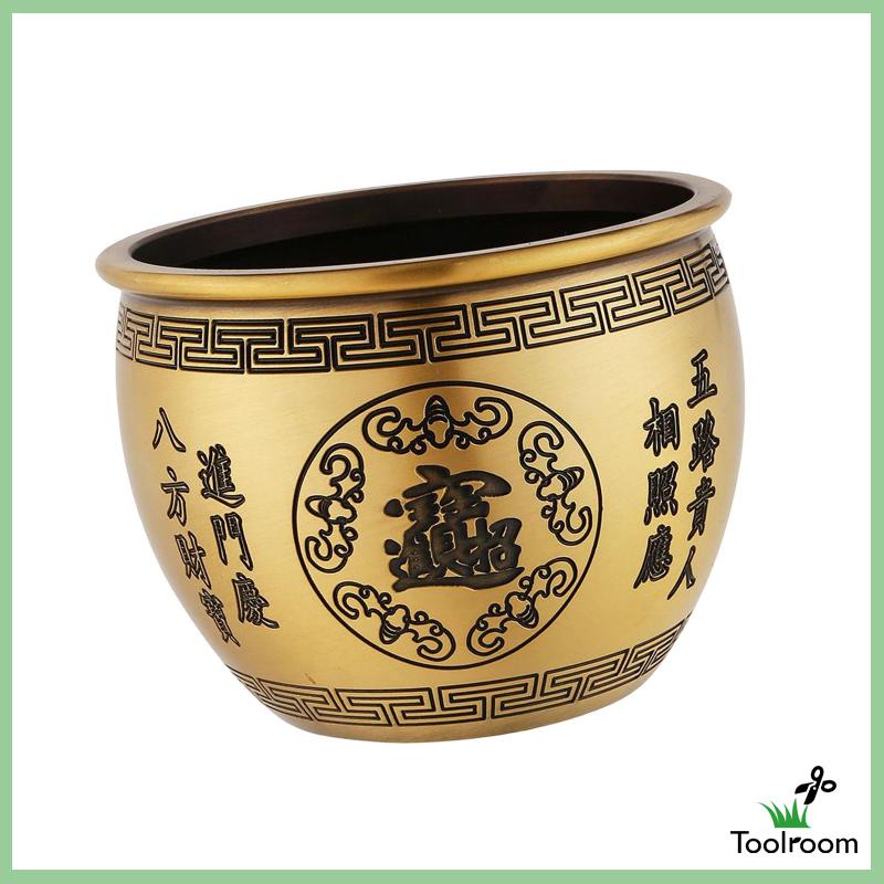 [Toolroom] Bát Phong Thủy Bằng Đồng Thau Điêu Khắc Kho Báu Trang Trí Phòng Ăn