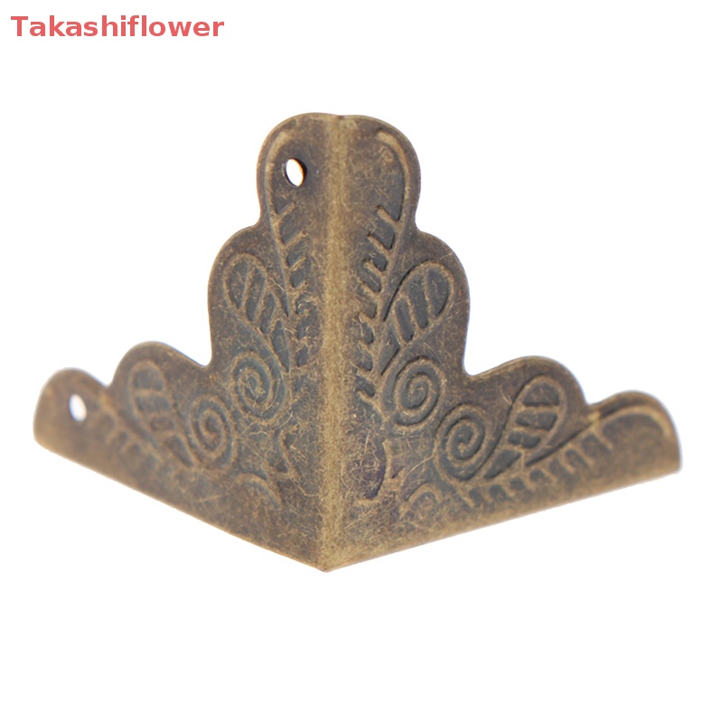 Bộ 10 Miếng Bọc Cạnh Hộp Trang Sức Phong Cách Cổ Điển 25X25Mm