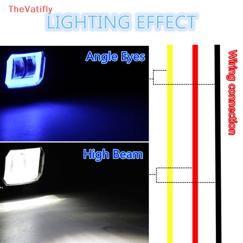 Đèn Pha Led Sương Mù 20W 12V 24V SUV Chuyên Dụng Cho Xe Jeep ATV