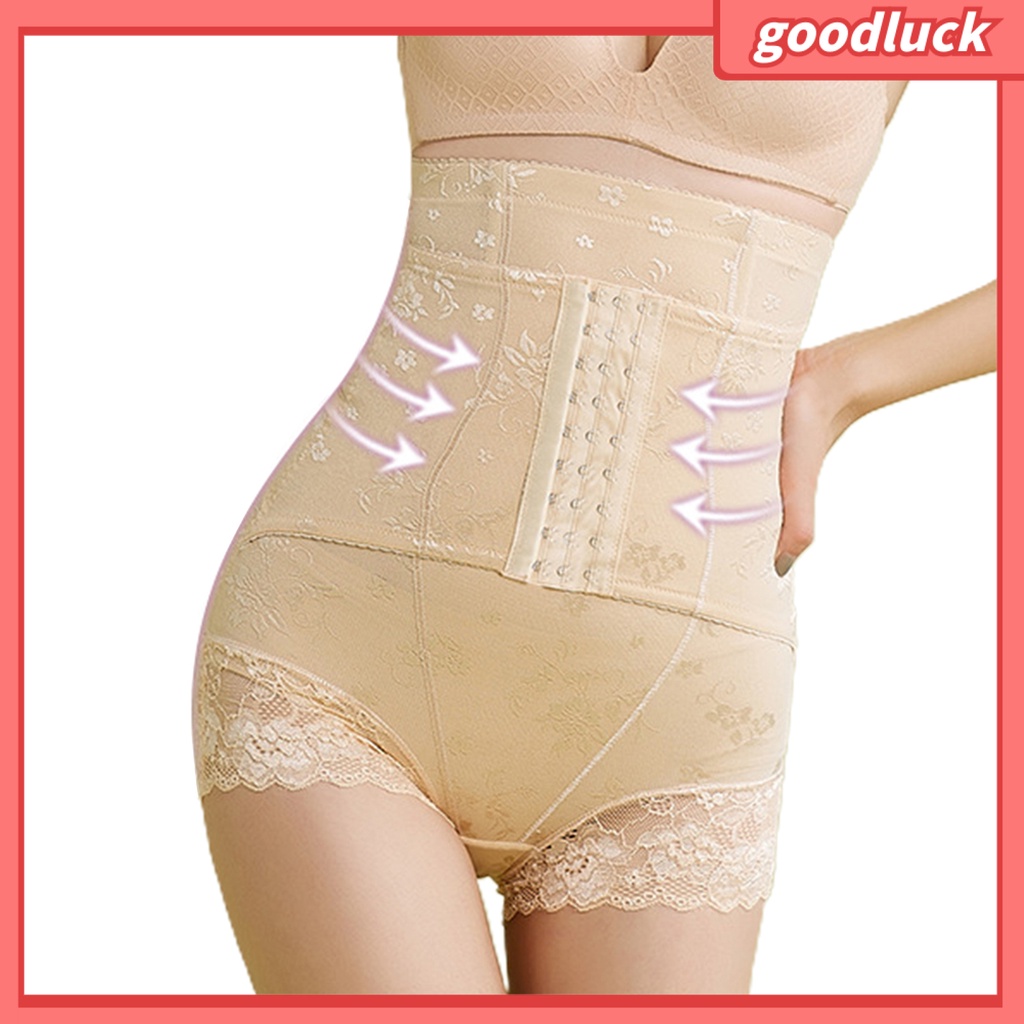 Quần Lót Định Hình Eo Co Giãn Tốt Phối Ren Quyến Rũ Cho Nữ