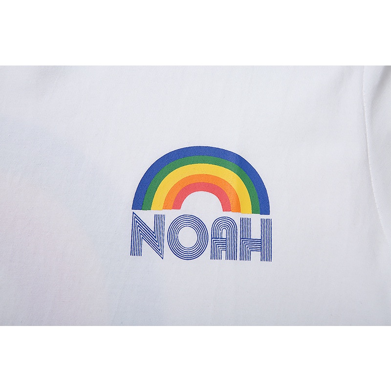 No-ah - Áo Thun Tay Ngắn Họa Tiết Cầu Vồng Thời Trang Đường Phố Mới Nhất Cho Nam Và Nữ RAI-NBOW SH-OP 88-Te-The High Xu Hướng Mới Nhất Dành Cho Nam Và Nữ Jdy45E
