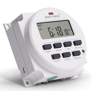 SINOTIMER TM618N-2 220V Programmable Timer Switch with Countdown Time Function