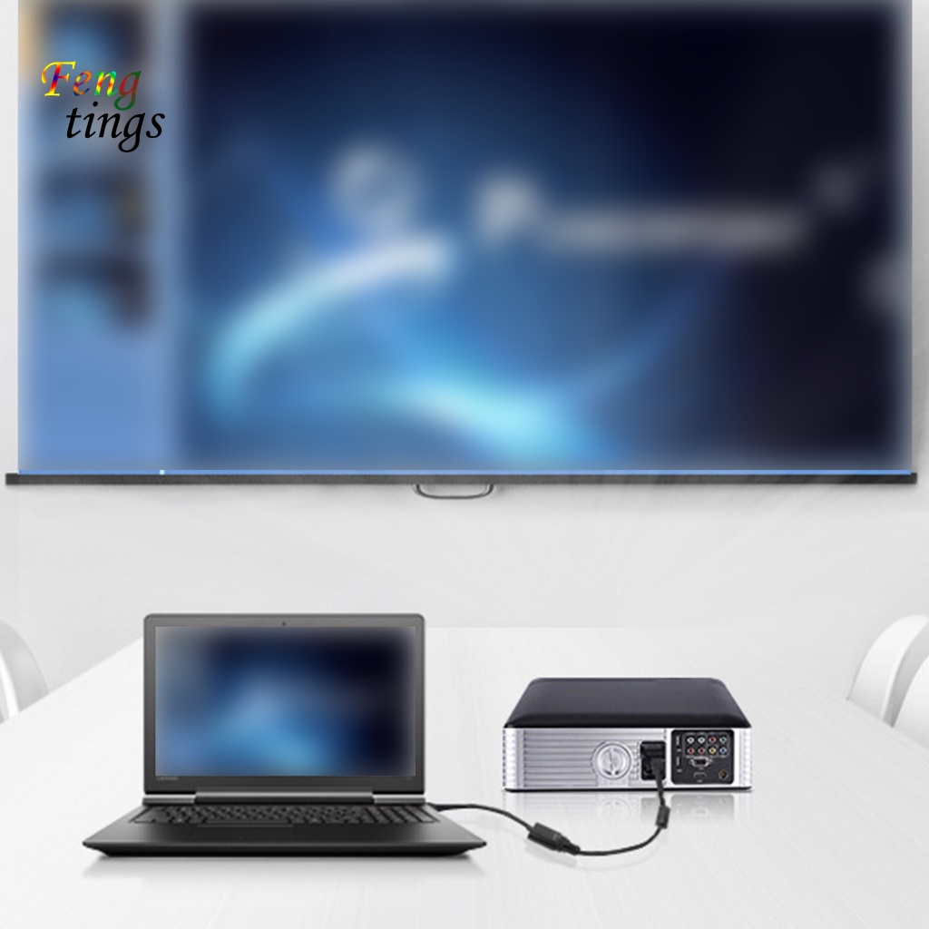 Đầu Chuyển Đổi Âm Thanh VGA 3.5mm Micro USB Mạ Vàng 1080P HDMI Sang VGA Chuyên Dụng Cho Máy Tính