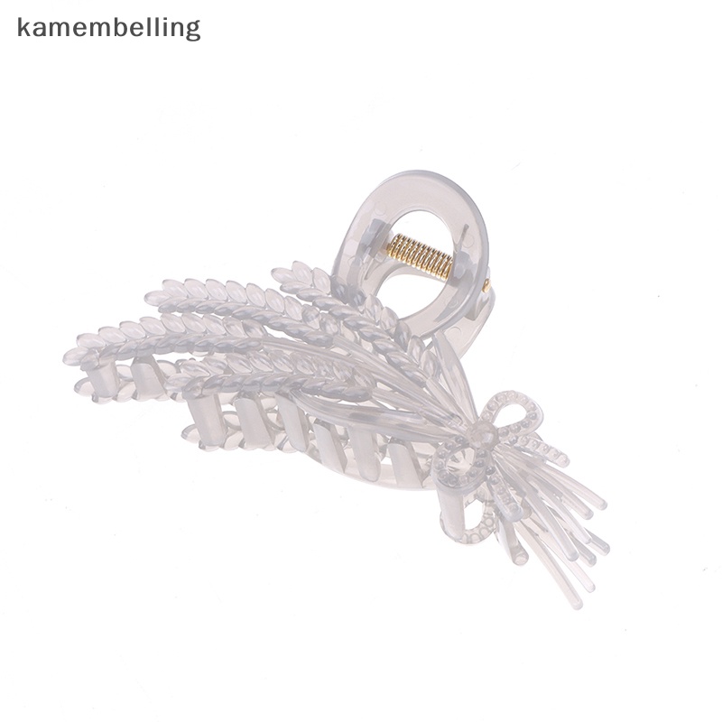 Kamembelling Kẹp Tóc Hình Cá Mập Bằng Acrylic Màu Thạch Dành Cho Nữ