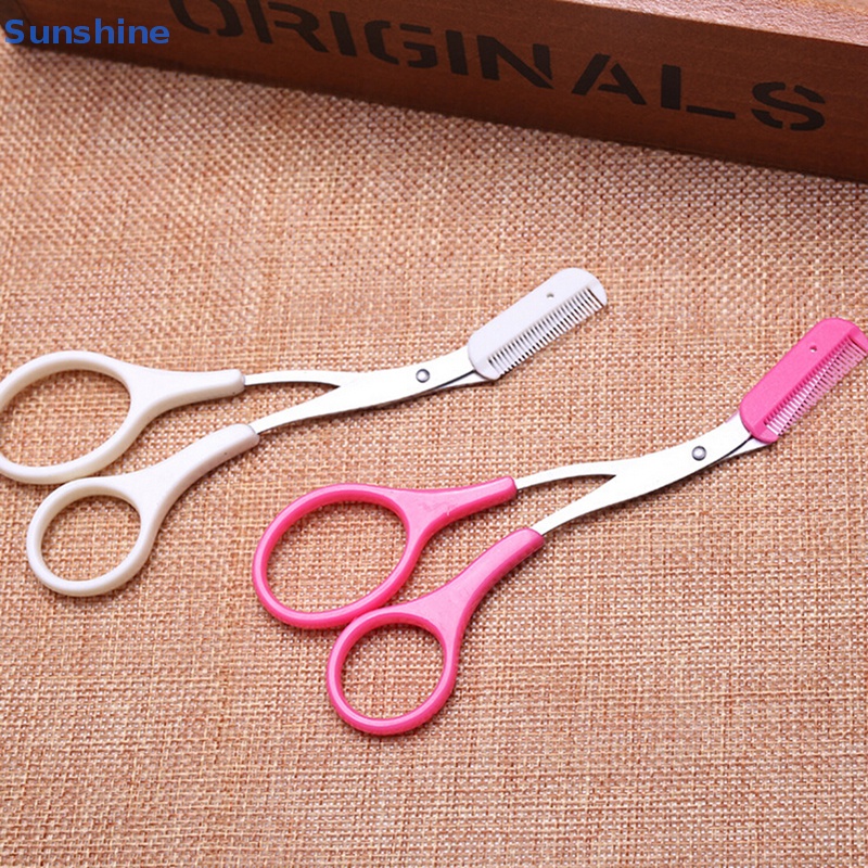 Kéo Lược Cắt Tỉa Lông Mi / Lông Mày Tiện Dụng