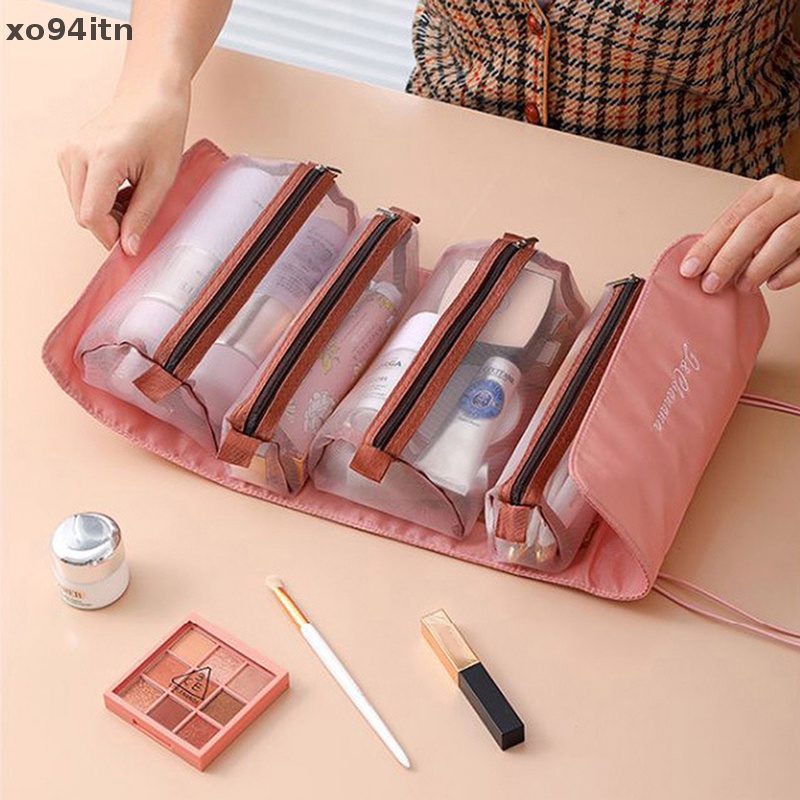 Set 4 Túi Đựng Đồ Trang Điểm 4 Trong 1 Tiện Lợi Khi Đi Du Lịch