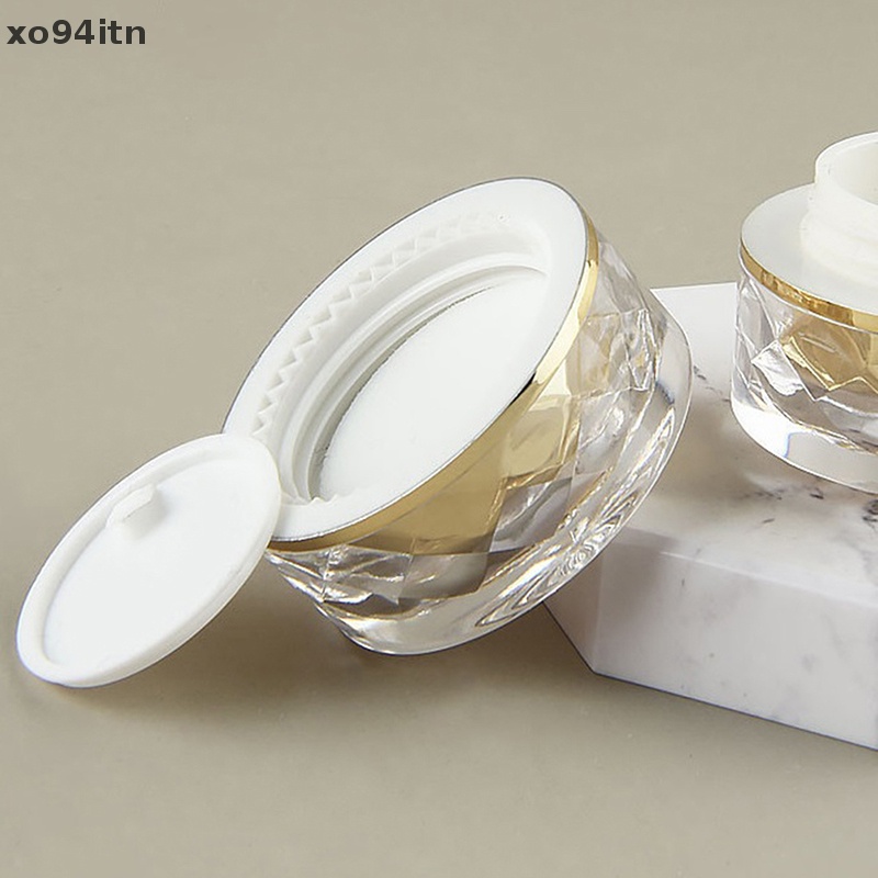 Hộp Rỗng 7g Đựng Kem / Sữa Tắm Bằng Acrylic Có Nắp Trong