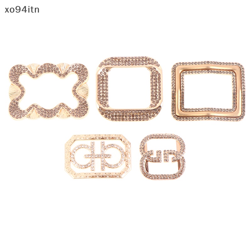 1 Cặp Phụ Kiện Kẹp Giày Cao Gót Đính Đá Cho Cô Dâu