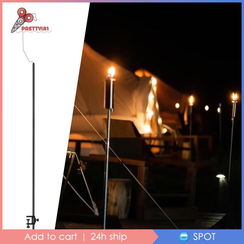 Giá Đỡ Đèn Đa Năng Prettyia1 Dùng Cho Ba Lô / Đi Bộ Đường Dài