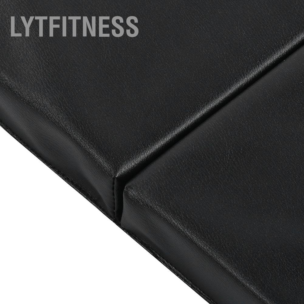 LYTFitness Thảm tập thể dục gấp ba lần làm dày khi khiêu vũ Đệm giả da cho yoga ngồi