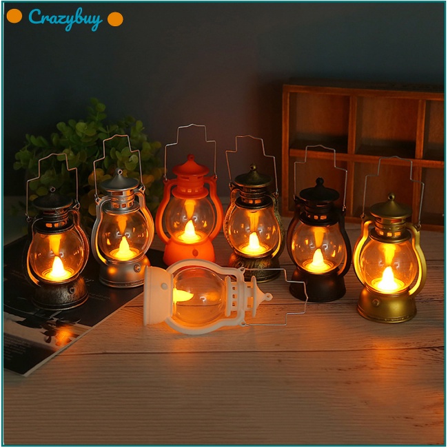 Cr Dây Đèn Dầu Trang Trí Nhiều Màu Phong Cách Retro
