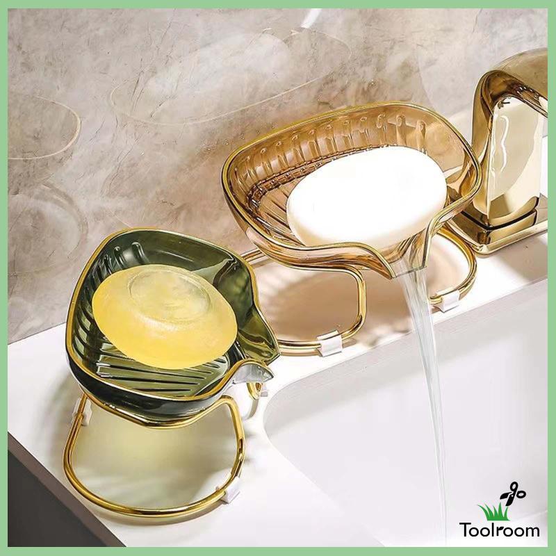 Khay Đựng Xà Phòng Ráo Nước Kèm Giá Đỡ Tiện Dụng Cho Bồn Tắm