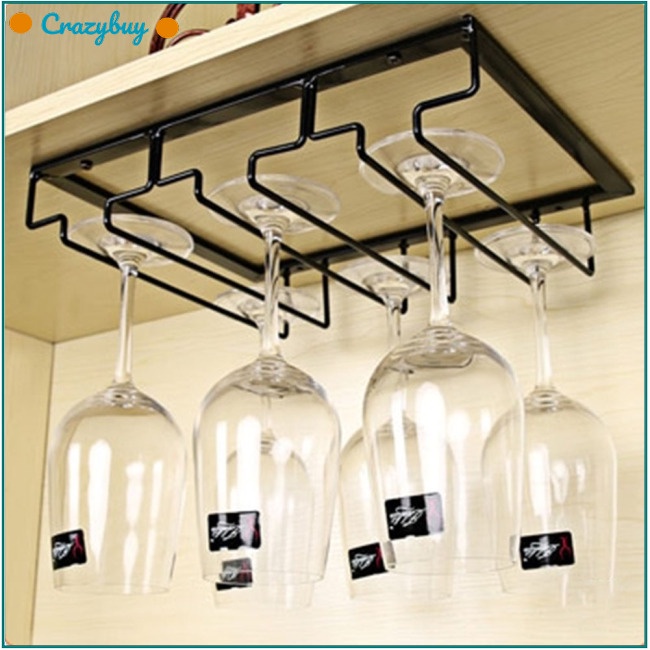 Cr Giá Sắt Treo Tường Đựng Ly Rượu Thủy Tinh Tiện Dụng