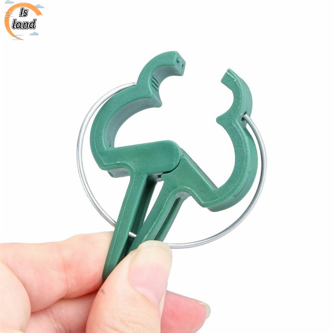 [IS] Set 20 Kẹp Trồng Cây Chống Thời Tiết Không Gỉ Có Thể Tái Sử Dụng Cho Cà Rốt Dưa Leo