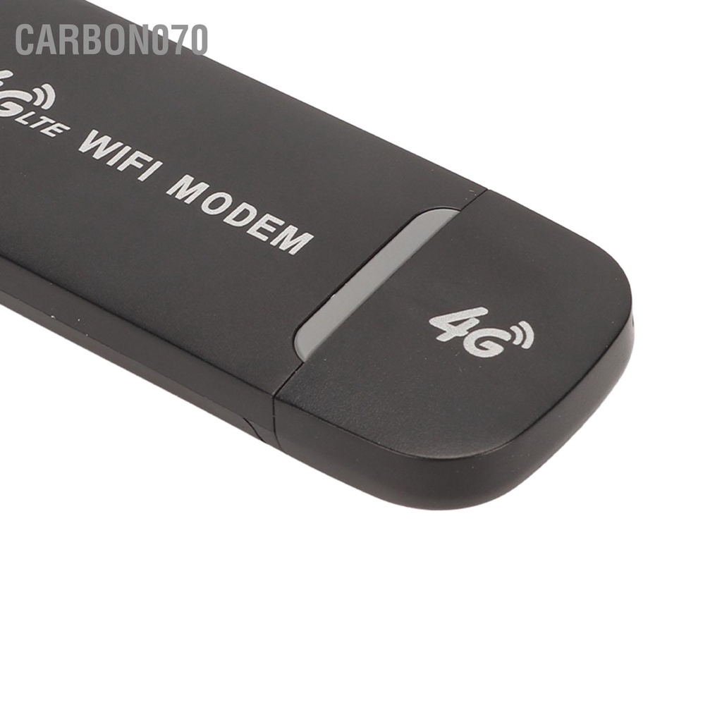 Carbon070 4G LTE USB Router WiFi 150Mbps Hỗ Trợ 10 Người Dùng Di Động Modem Wifi Cho Máy Tính Bảng laptop Đen