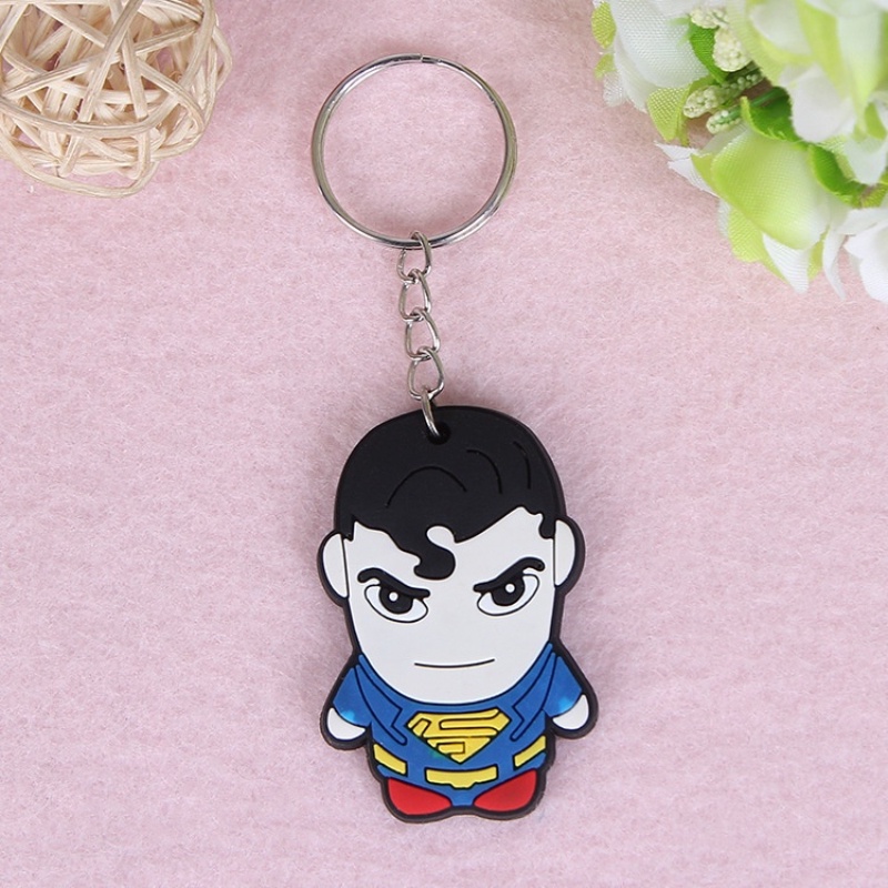 Móc Khóa Silicon Thân Thiện Với Môi Trường Họa Tiết Hoạt Hình Dễ Thương