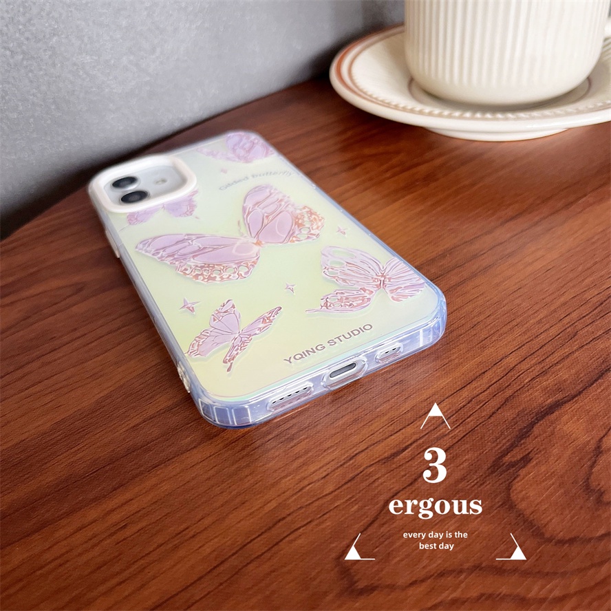 Ốp Điện Thoại Mềm Chống Sốc Màu Gradient Cho IPhone 14 13 12 11 Pro Max SE2020 X XR Xs Max 7 8 Plus