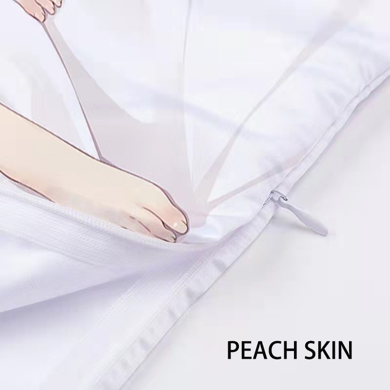Vỏ Gối In Hình Cô Gái Anime Hai Mặt Kích Thước 50 * 150cm