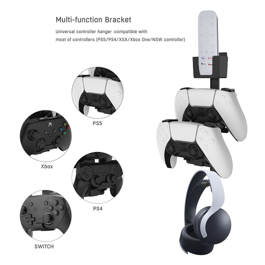 Headset Holder Controller Headphone Brackets Stand Wall Mount Holders Gamepad Bracket For Xboxs [Q/9]