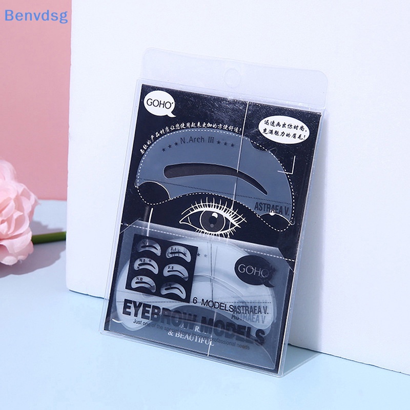 Khuôn Vẽ Lông Mày 6 Kiểu Tự Làm Tiện Dụng