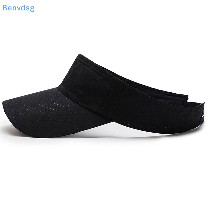 Benvdsg > Mũ Lưỡi Trai Hở Chóp Màu Trơn Thoáng Khí Chống Nắng Có Thể Điều Chỉnh Bảo Vệ Tia UV Khi Chơi Tennis /