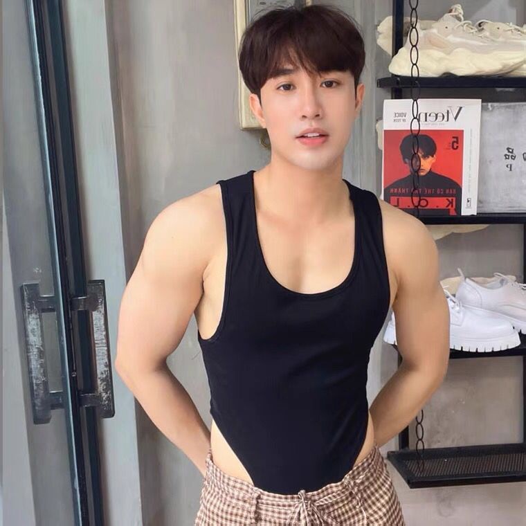 [F &amp; X] Áo Thun Thể Thao Sát Nách Ôm Dáng Co Giãn Bằng Cotton Nguyên Chất Phong Cách Mỹ Mới Cho Nam