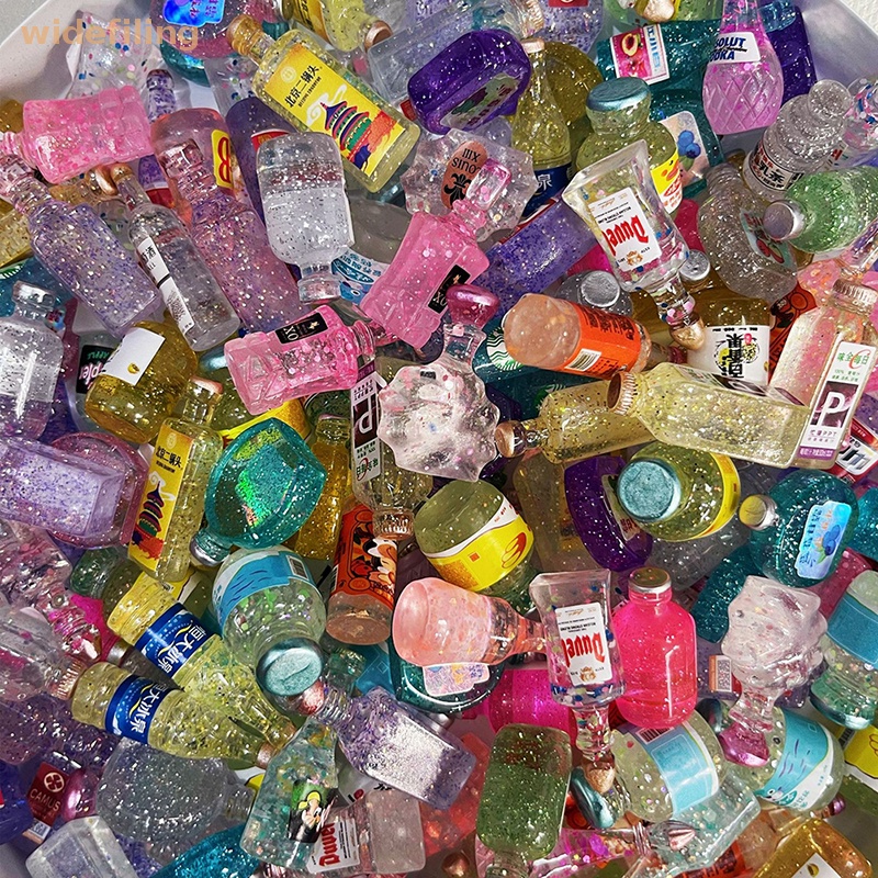 Bộ 5 Bình Nhỏ Tự Làm Đồ Trang Sức / Điện Thoại Bằng Nhựa Resin Thủ Công